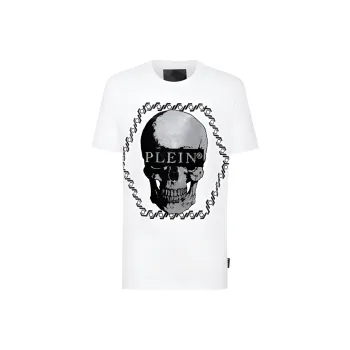 PHILIPP PLEIN Crystal skull Crew Neck T shirt