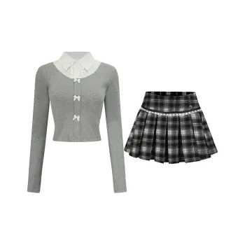 9 Cat Treat Sticks Skirt Set Women's
