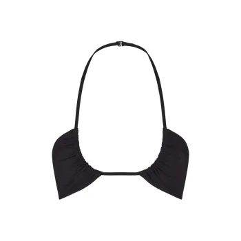 SKIMS SIGNATURE SWIM HALTER BIKINI TOP Bikini Women's ONYX/Onyx