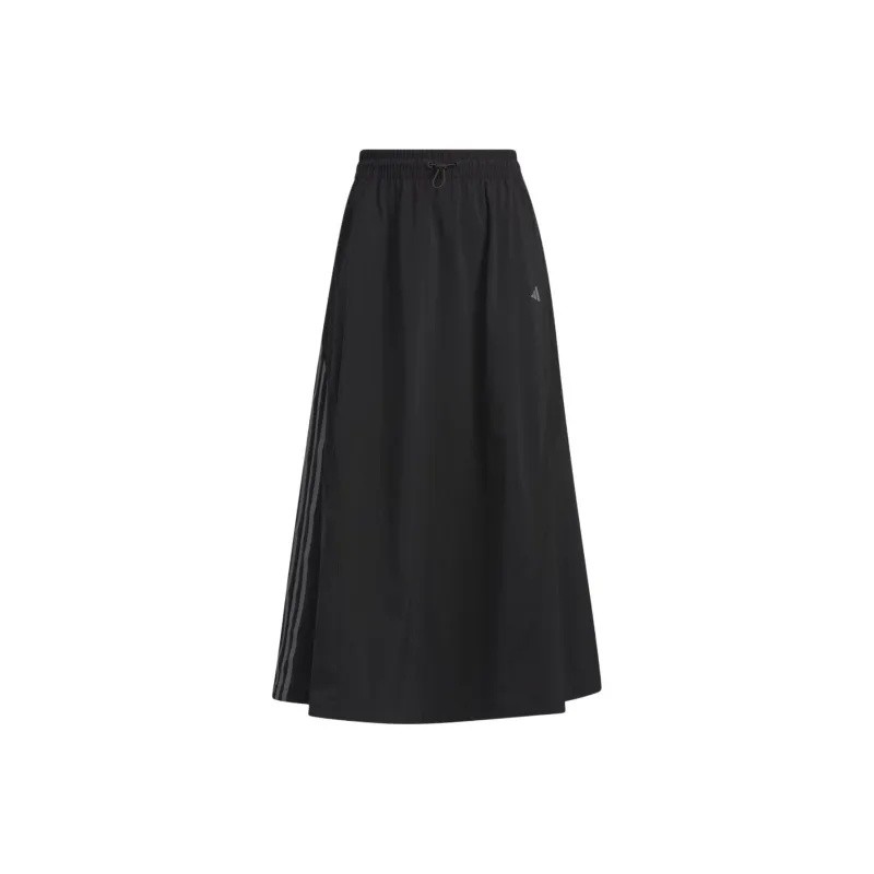 Adidas VOLUME SKIRT Casual Long Skirt Women's Black/Dark Gray-0