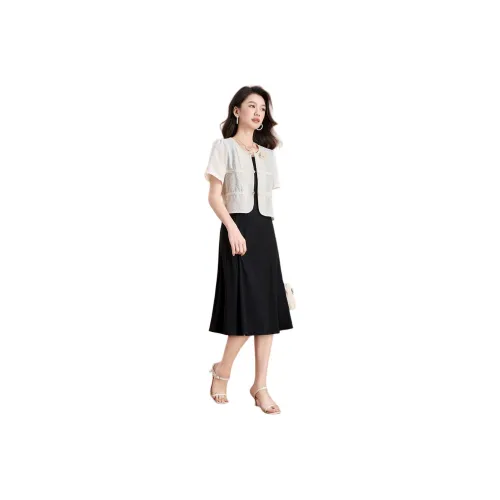 Mylan Two Piece Skirt Sets Women's White