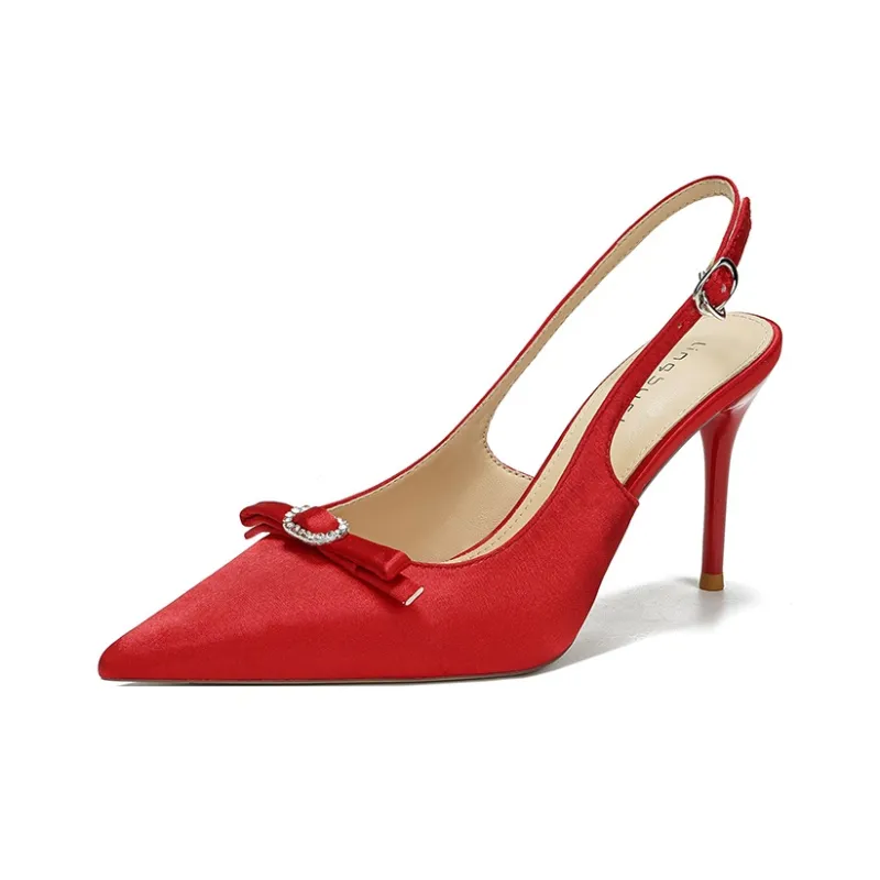 TATAYA Slim Heel High Heels 8cm Women's-4