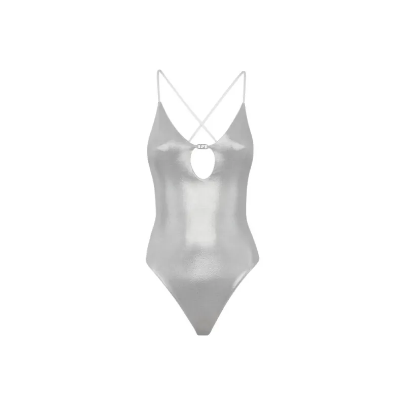 FENDI One-piece Swimsuit Women's Silver-0