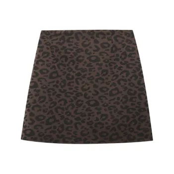CHARM PICK Casual Short Skirts Women's Coffee