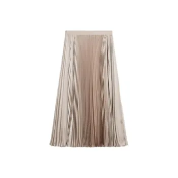 THEORY Casual Long Skirts Women's Soft Gold