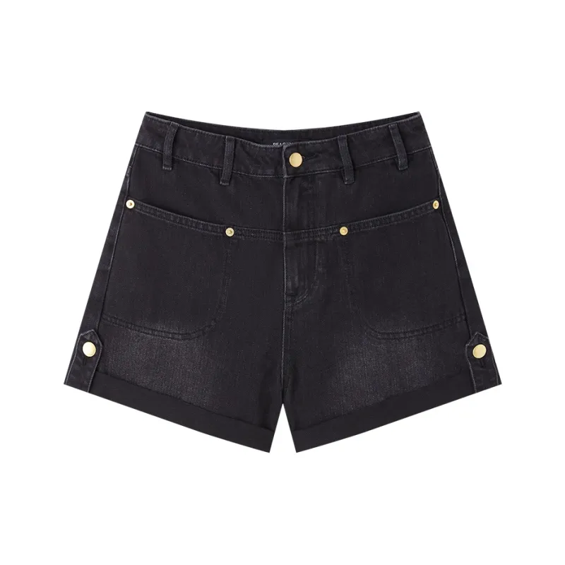 PEACEBIRD Denim Shorts Women's-4