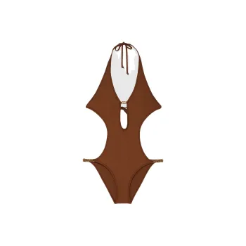 GUCCI One-piece Swimsuit Women's Brown