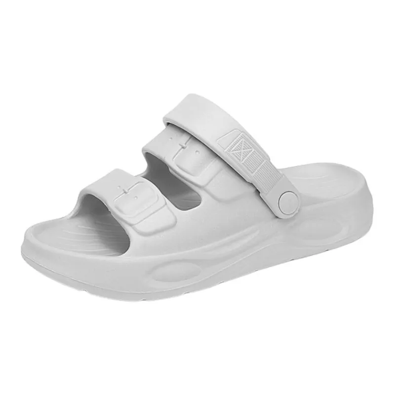 Le Drag Sandal Slippers Light Gray-5