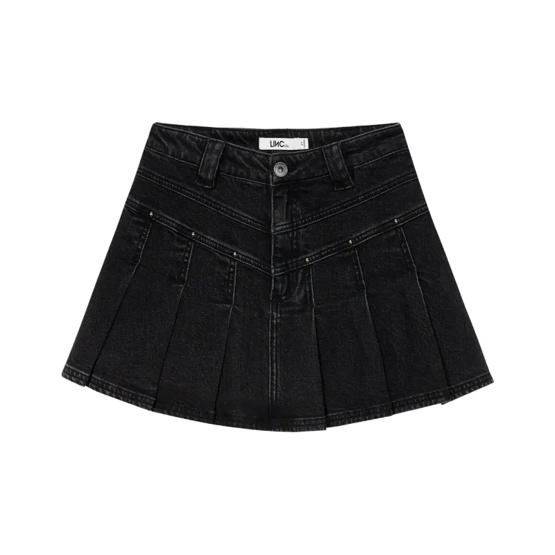 LINCchic Denim Short Skirts Women's-2