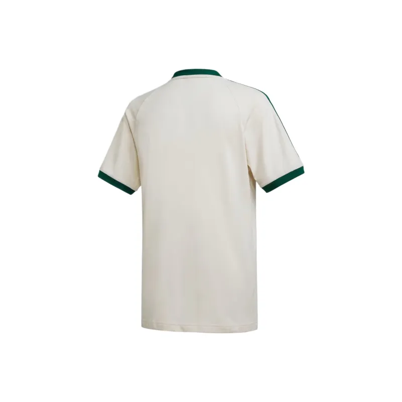 Adidas Originals ADICOLOR 3S T Shirt Men's Magic White Preppy Green Academy Green-1