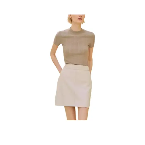 HERMES Casual Short Skirts Women's White