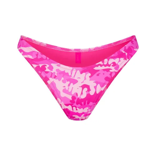 SKIMS SIGNATURE SWIM CHEEKY TANGA BOTTOMS Swimming Shorts Women's Active Skims Camo/Active Camouflage
