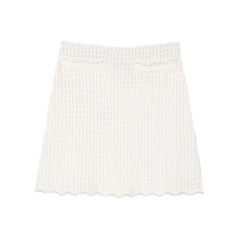 Sandro Open knit Mini Skirt