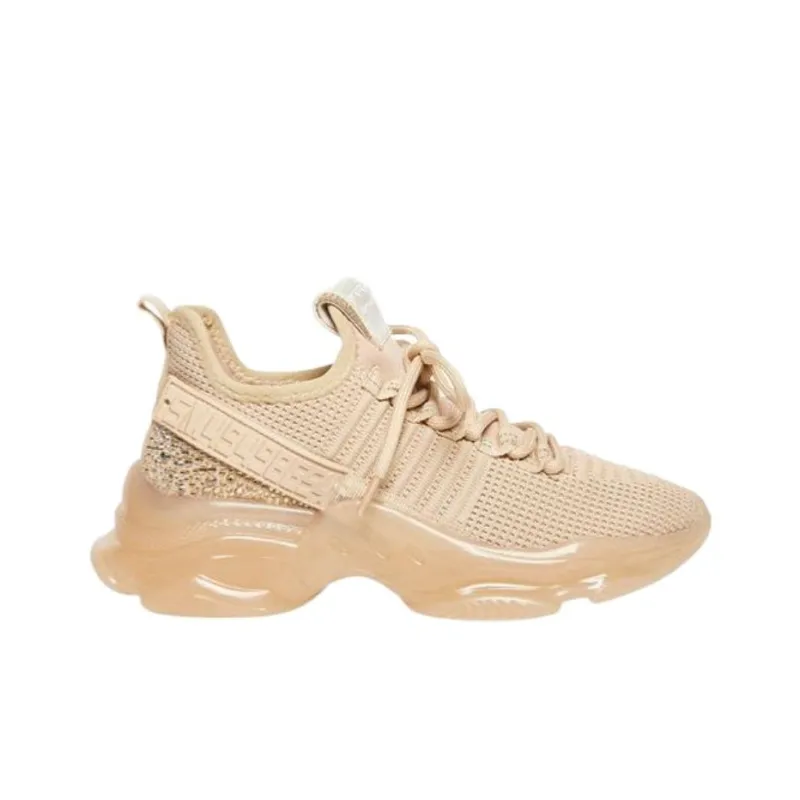 STEVE MADDEN MAXILLA RE Low Top Chunky Sneakers Women's Beige-1