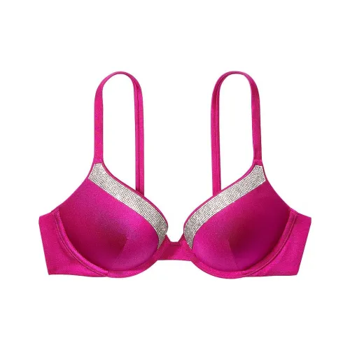 Victoria's Secret Very Sexy Shine Trim Push-Up Bikini Top / Berry Blush Bikini Women's Berry Red