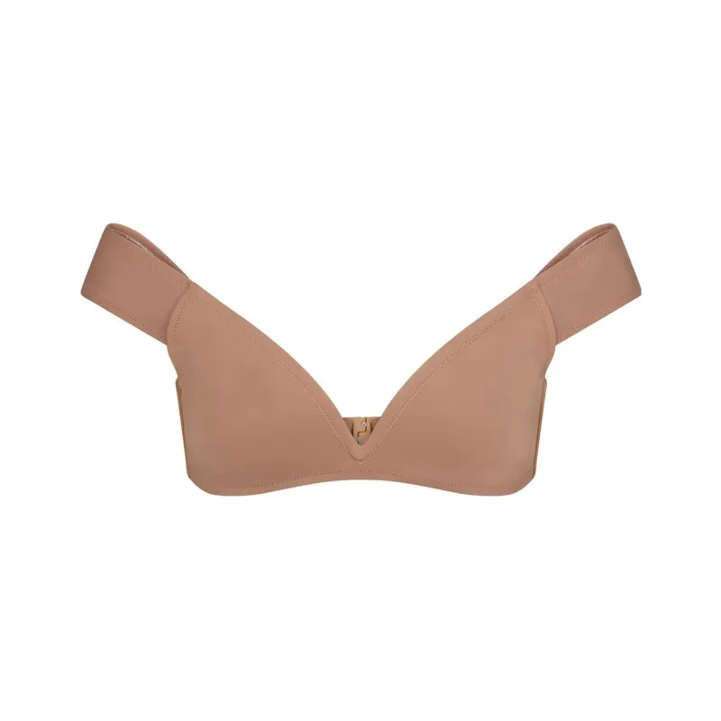 Skims Jelly Sheer Triangle Bralette Sienna-0