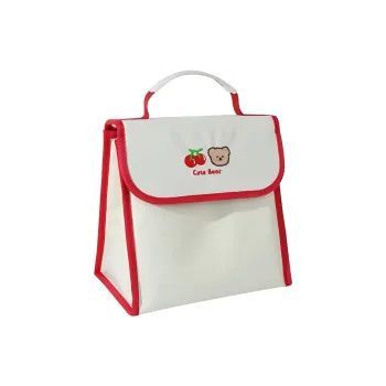 Love Of Wormwood Bear Handbag Portable Multifunction Storage Makeup Bags Minimalist Style Cartoon Cute