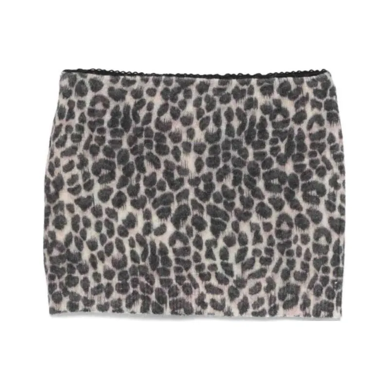Blumarine Casual Short Skirts Women's Black-0