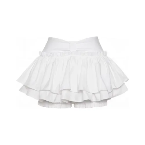 KYKW Casual Short Skirts Women's White