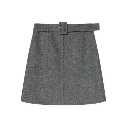 Goodland Casual Short Skirts Women's Gray