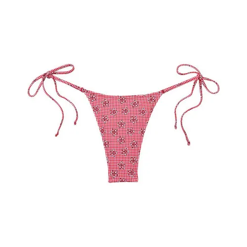 Victoria's Secret Rosemary Bikini Bottom / Ladybug Lane Swimming Shorts Women's Pink