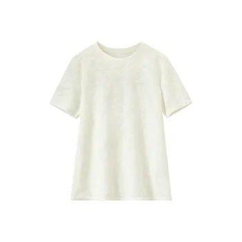 SENTUBILA T Shirts Women's Cloud White