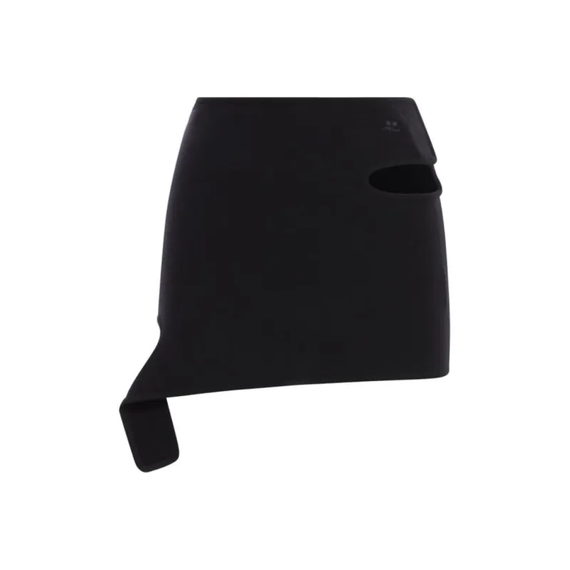 COURREGES Loop Knit Mini Skirt-0