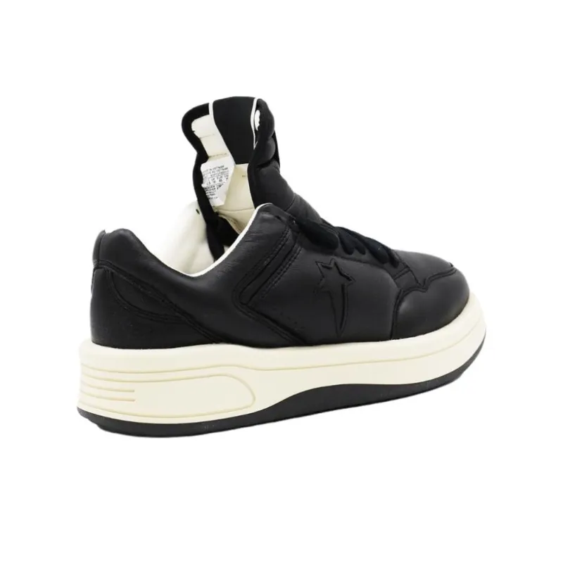 Converse x Rick Owens DRKSHDW TURBOWPN OX Low Top Skateboard Shoes Men's Black-4