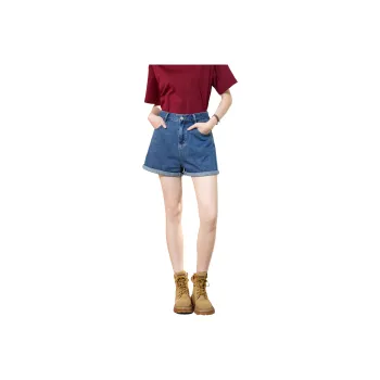SMEN Denim Shorts Women's Blue
