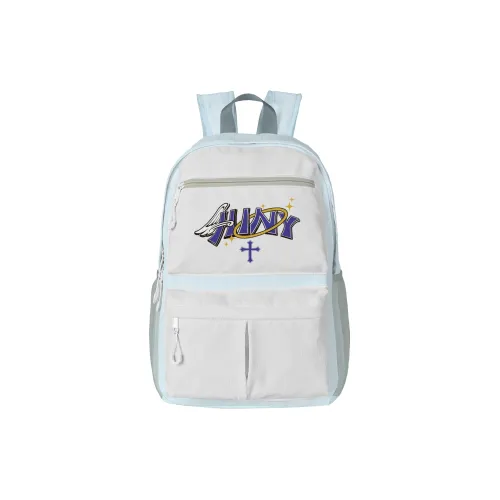 FINITE LOOP Eco Friendly Fabric Backpack Large Size Unisex Gray