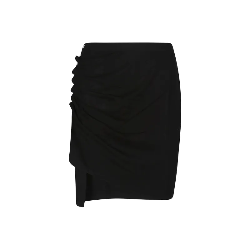 Paco Rabanne Draped Mini Skirt-0