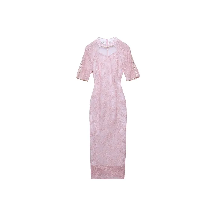 JINYE ORIENTAL Cheongsams Women's Cherry Pink-0