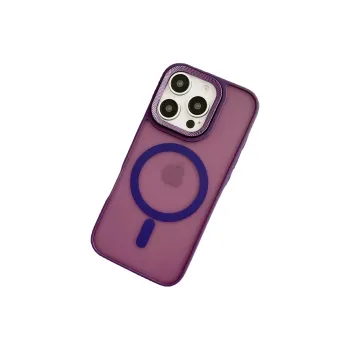 Mivana TPU Material Skin Touch Matte Magnetic Classic Phone Case Compatibility With Apple 13/14/15/16 Pro And Pro Max