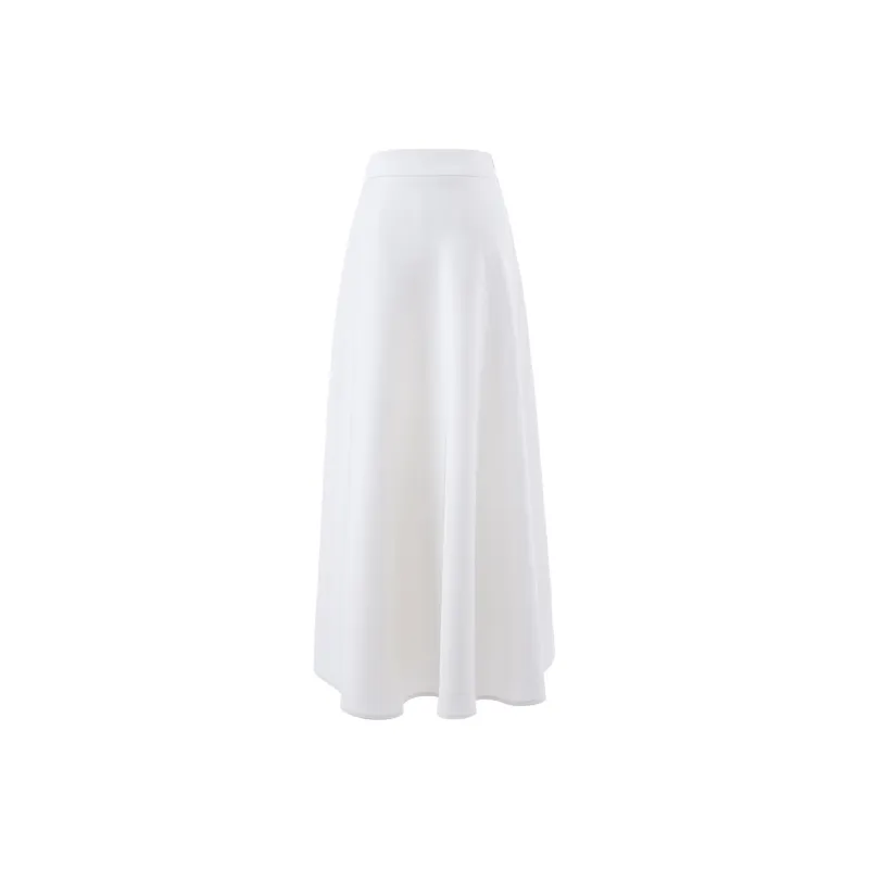 Blovelan Casual Long Skirts Women's Shiny Apricot-0