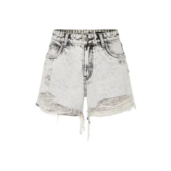 MOCO Summer Denim Shorts Women's Black