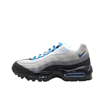 Nike Air Max 95 Anti Slip Wear Resistant Low Top Casual Running Shoes Men's Gray Black Blue