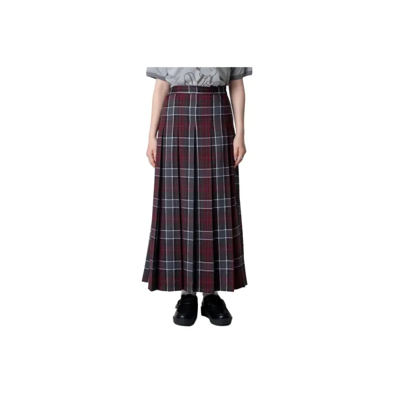 FREAK'S STORE Casual Long Skirt Women's Burgundy-0
