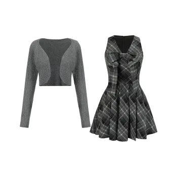 9 Cat Treat Sticks Skirt Set Women's
