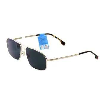 BOSS Metal Aviator Sunglasses Unisex Gold