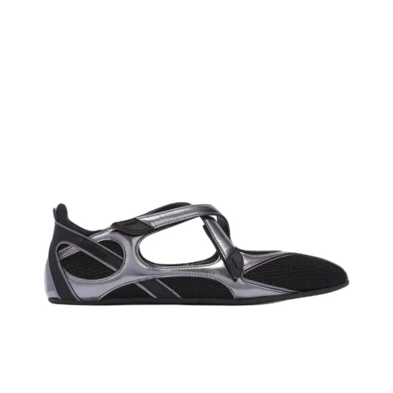 The Attico Floor Casual Single Shoes Women's Black-1