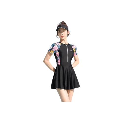Youyou One-Piece Swimsuits Women's Black