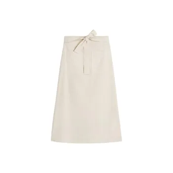 TOTEME High Waisted Midi Skirt