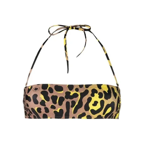 Stella McCartney Leopard-print Halterneck Bikini Top
