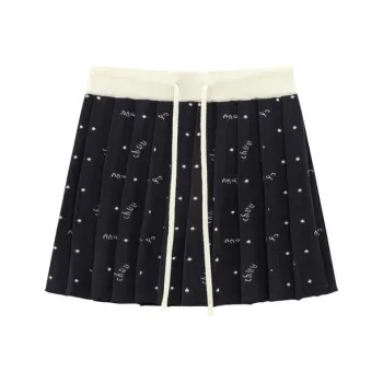 CHUU Casual Short Skirts Women's Navy Blue