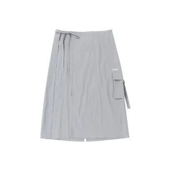 NERDY SS24 Casual Long Skirt Women's Gray