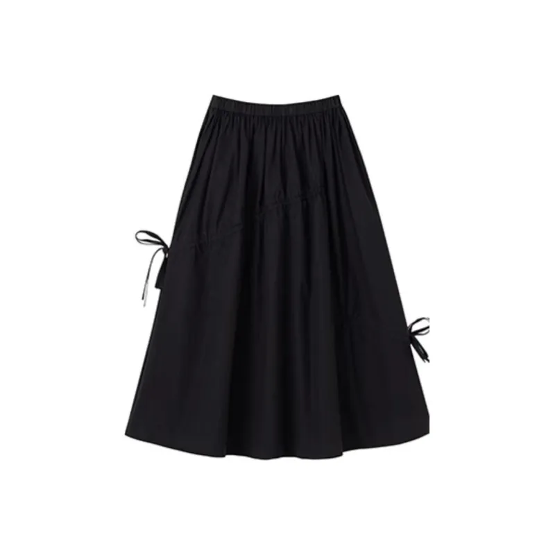 Hacikis Casual Long Skirts Women's Paul Black-0