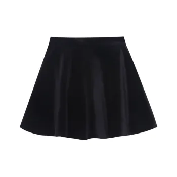 CHARM PICK Casual Short Skirts Women's Black