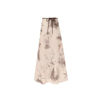 Zimmermann Waverly Bias Midi Skirt