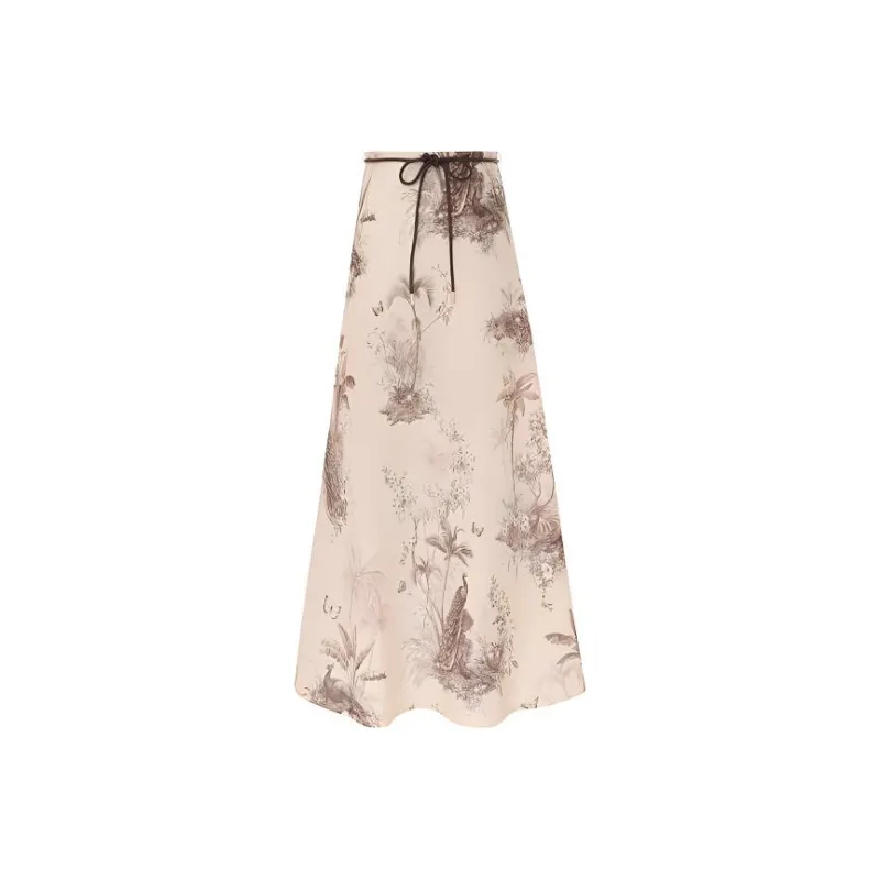 Zimmermann Waverly Bias Midi Skirt-0