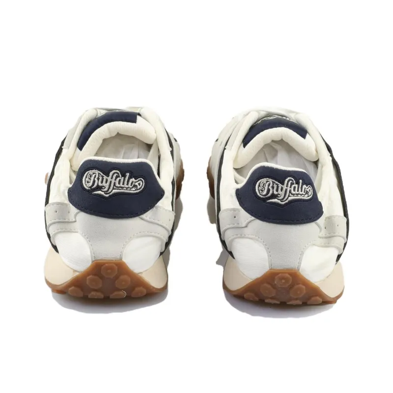 Buffalo Low Top Skateboard Shoes Unisex White-3